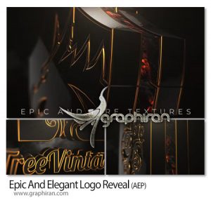 پروژه افترافکت لوگوموشن سه بعدی حماسی Epic And Elegant Logo Reveal پروژه افترافک لوگوموشن سه بعدی حماسی