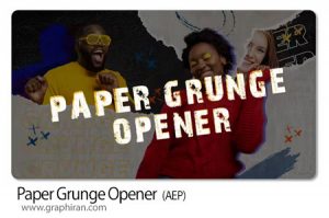 دانلود پروژه افترافکت اوپنر کاغذی گرانج Paper Grunge Opener دانلود پروژه افترافکت اوپنر کاغذی گرانج