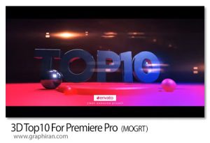 پروژه پریمیر شمارش معکوس سه بعدی 3D Top10 For Premiere Pro پروژه پریمیر شمارش معکوس سه بعدی