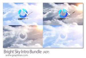 پروژه افترافکت اینترو لوگو در آسمان Bright Sky Intro Bundle پروژه افترافکت اینترو لوگو در آسمان Bright Sky Intro Bundle