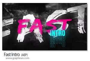 دانلود پروژه افترافکت اینترو سریع Fast Intro دانلود پروژه افترافکت اینترو سریع Fast Intro
