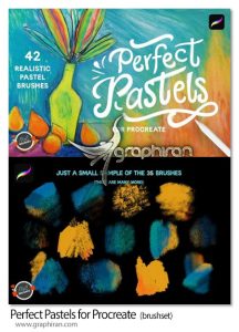 دانلود 42 براش پروکریت پاستل روغنی Perfect Pastels for Procreate دانلود 42 براش پروکریت پاستل روغنی