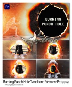 ترانزیشن های پریمیر آتش گرفتن از وسط تصویر Burning Punch Hole Transitions Premiere Pro ترانزیشن های پریمیر آتش گرفتن از وسط تصویر
