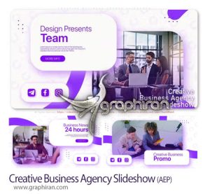 پروژه افترافکت تیزر آژانس تجاری Creative Business Agency Slideshow پروژه افترافکت تیزر آژانس تجاری