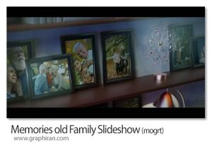 پروژه پریمیر قاب عکس های قدیمی روی شلف دیواری Memories Old Family Slideshow پروژه پریمیر قاب عکس های قدیمی روی شلف دیواری
