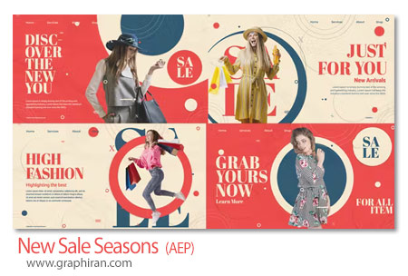 پروژه افترافکت فروش ویژه فصل New Sale Seasons