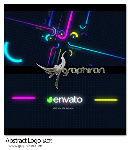 دانلود پروژه افترافکت لوگوموشن انتزاعی با خطوط Abstract Logo