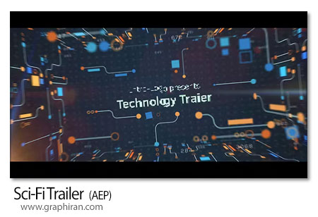پروژه افترافکت تریلر علمی تخیلی Sci-Fi Trailer