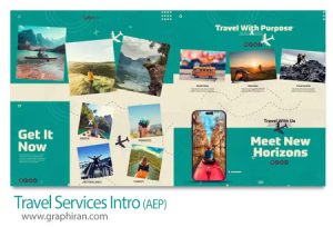 پروژه افترافکت اینترو خدمات مسافرتی Travel Services Intro پروژه افترافکت اینترو خدمات مسافرتی Travel Services Intro