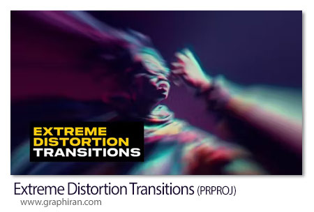 دانلود ترانزیشن های اعوجاج پریمیر Extreme Distortion Transitions
