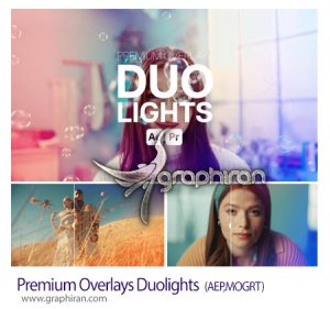 دانلود افکت های نورهای رنگی برای افترافکت و پریمیر Premium Overlays Duolights دانلود افکت های نورهای رنگی برای افترافکت و پریمیر Premium Overlays Duolights