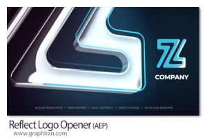 پروژه افترافکت اوپنر لوگو با انعکاس Reflect Logo Opener پروژه افترافکت اوپنر لوگو با انعکاس Reflect Logo Opener