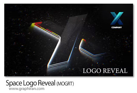 پروژه پریمیر نمایش لوگو فضایی Space Logo Reveal Premiere Pro