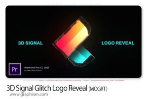 پروژه پریمیر لوگوموشن نویز سیگنال 3 بعدی 3D Signal Glitch Logo Reveal پروژه پریمیر لوگوموشن نویز سیگنال 3 بعدی 3D Signal Glitch Logo Reveal