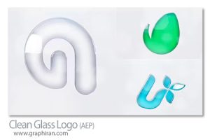 پروژه افترافکت لوگوموشن شیشه ای Clean Glass Logo پروژه افترافکت لوگوموشن شیشه ای Clean Glass Logo