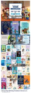 دانلود پک وکتور کاراکترهای کارتون های دیزنی Disney Pixar Birthday Invitations Vectors دانلود پک وکتور کاراکترهای کارتون های دیزنی Disney Pixar Birthday Invitations Vectors