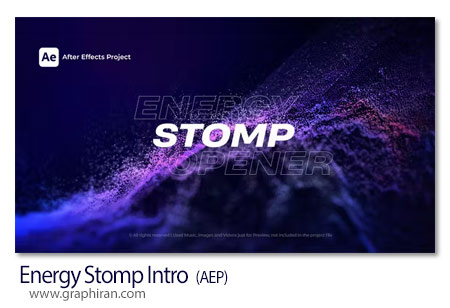 پروژه افترافکت اینترو استامپ انرژی Energy Stomp Intro
