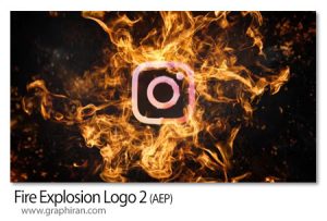 پروژه افترافکت لوگوموشن انفجار آتشین Fire Explosion Logo 2 پروژه افترافکت لوگوموشن انفجار آتشین Fire Explosion Logo 2