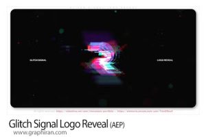 پروژه افترافکت لوگوموشن سیگنال نویز و گلیچ Glitch Signal Logo Reveal پروژه افترافکت لوگوموشن سیگنال نویز و گلیچ Glitch Signal Logo Reveal