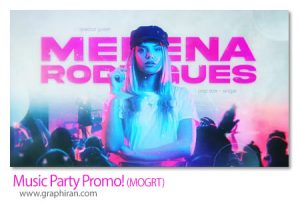 پروژه پریمیر پروموشن موزیک Music Party Promo For Premiere Pro پروژه پریمیر پروموشن موزیک Music Party Promo
