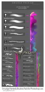 دانلود پک براش فتوشاپ لکه Smudge Painterly Brushes Pack for Photoshop دانلود پک براش فتوشاپ لکه Smudge Painterly Brushes Pack for Photoshop