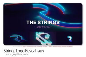 پروژه افترافکت لوگوموشن خطوط و استایل نئون Strings Logo Reveal پروژه افترافکت لوگوموشن خطوط و استایل نئون Strings Logo Reveal