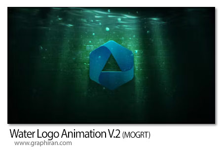 پروژه پریمیر نمایش لوگو زیر آب Water Logo Animation V.2