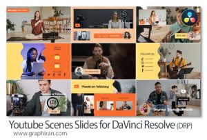 پروژه داوینچی ریزالو اسلایدهای یوتیوب Youtube Scenes Slides for DaVinci Resolve پروژه داوینچی ریزالو اسلایدهای یوتیوب Youtube Scenes Slides for DaVinci Resolve