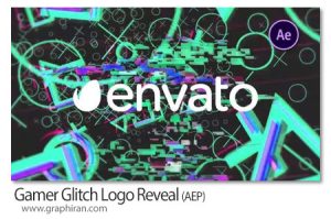 پروژه افتر افکت لوگوموشن گلیچ گیم Gamer Glitch Logo Reveal پروژه افتر افکت لوگوموشن گلیچ گیم Gamer Glitch Logo Reveal