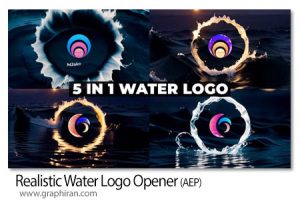 پروژه افترافکت اوپنر لوگو با افکت آب واقعی Realistic Water Logo Opener پروژه افترافکت اوپنر لوگو با افکت آب واقعی Realistic Water Logo Opener
