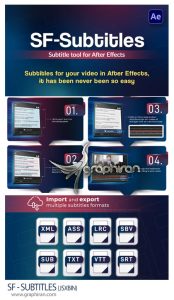 اسکریپت افترافکت نوشتن زیرنویس SF-SUBTITLES V2.6 اسکریپت افترافکت نوشتن زیرنویس SF-SUBTITLES