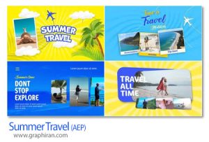 پروژه افتر افکت مسافرت تابستانی Summer Travel پروژه افتر افکت مسافرت تابستانی Summer Travel