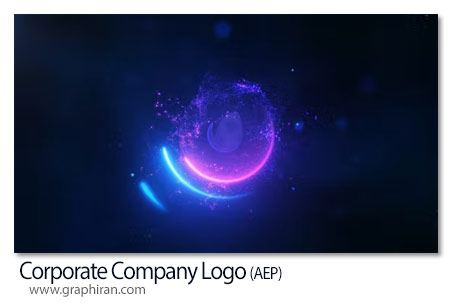 پروژه افتر افکت لوگوموشن چرخش نور دور لوگو Corporate Company Logo