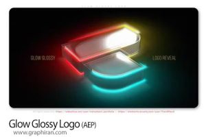 پروژه افتر افکت نمایش لوگو شیشه ای نورانی Glow Glossy Logo پروژه افتر افکت نمایش لوگو شیشه ای نورانی Glow Glossy Logo