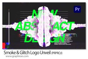 پروژه پریمیر لوگوموشن دود و گلیچ Smoke & Glitch Logo Unveil پروژه پریمیر لوگوموشن دود و گلیچ Smoke & Glitch Logo Unveil