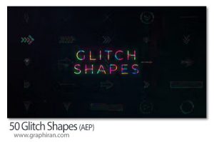 دانلود 50 شکل انیمیشن گلیچ برای افتر افکت Glitch Shapes دانلود 50 شکل انیمیشن گلیچ برای افتر افکت Glitch Shapes