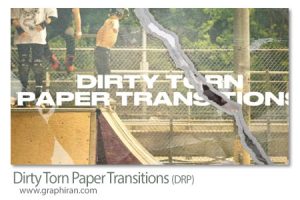 ترانزیشن های فاینال کات پاره شدن کاغذ کثیف Dirty Torn Paper Transitions ترانزیشن های فاینال کات پاره شدن کاغذ کثیف Dirty Torn Paper Transitions