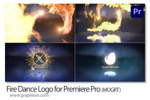 پروژه پریمیر لوگوموشن با رقص آتش Fire Dance Logo for Premiere Pro پروژه پریمیر لوگوموشن با رقص آتش Fire Dance Logo for Premiere Pro