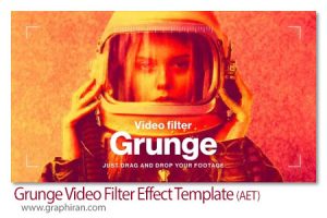 دانلود افکت فیلم گرانج برای افتر افکت Grunge Video Filter Effect Template دانلود افکت فیلم گرانج برای افتر افکت Grunge Video Filter Effect Template