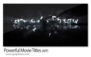 پروژه افتر افکت تایتل سینمایی قدرتمند Powerful Movie Titles پروژه افتر افکت تایتل سینمایی قدرتمند Powerful Movie Titles