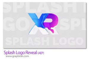پروژه افتر افکت ریختن رنگ روی لوگو Splash Logo Reveal پروژه افتر افکت ریختن رنگ روی لوگو Splash Logo Reveal