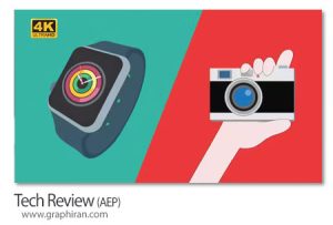 پروژه افتر افکت نقد و بررسی کالای دیجیتال Tech Review پروژه افتر افکت نقد و بررسی کالای دیجیتال Tech Review