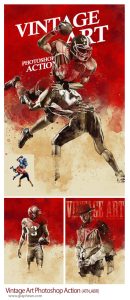 اکشن فتوشاپ تبدیل عکس به پوستر وینتیج Vintage Art Photoshop Action اکشن فتوشاپ تبدیل عکس به پوستر وینتیج Vintage Art Photoshop Action
