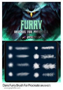 دانلود براش های پروکریت پشمالو Dans Furry Brush For Procreate دانلود براش های پروکریت پشمالو Dans Furry Brush For Procreate