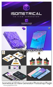 پلاگین فتوشاپ ساخت شکل های 3 بعدی ایزومتریک Isometrical 3D View Generator Photoshop Plugin پلاگین فتوشاپ ساخت شکل های 3 بعدی ایزومتریک Isometrical 3D View Generator Photoshop Plugin