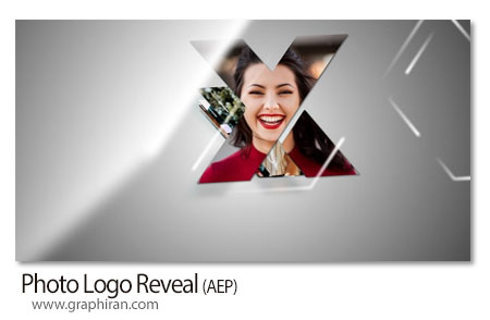 پروژه آماده افترافکت نمایش عکس در لوگو Photo Logo Reveal