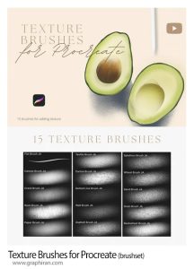 براش های پروکریت تکسچر Texture Brushes for Procreate براش های پروکریت تکسچر Texture Brushes for Procreate