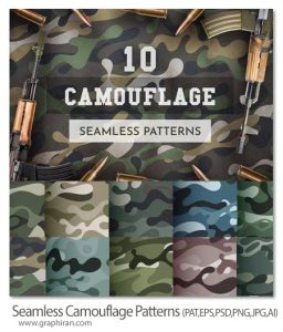 دانلود پترن های نظامی و ارتشی Seamless Camouflage Patterns دانلود پترن های نظامی و ارتشی Seamless Camouflage Patterns