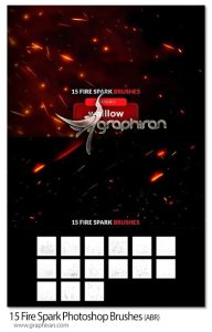 دانلود 15 براش فتوشاپ جرقه آتش Fire Spark Photoshop Brushes دانلود 15 براش فتوشاپ جرقه های آتش Fire Spark Photoshop Brushes