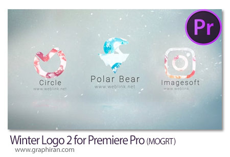 پروژه پریمیر لوگوموشن زمستانی Winter Logo 2 for Premiere Pro
